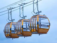 單線循環式固定抱索器乘人索道